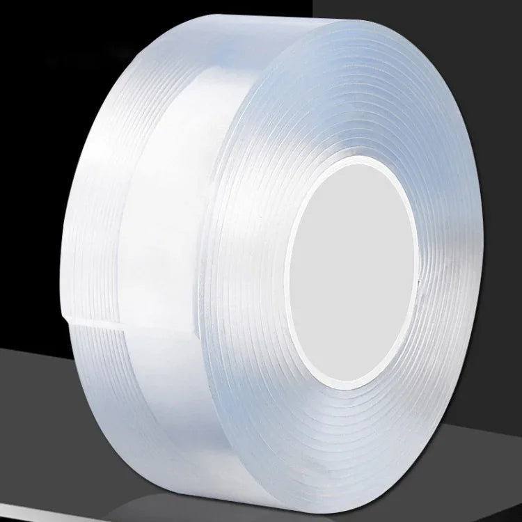 透明雙面膠納米膠帶水洗無痕膠帶，1x30x1000mm，1x30x2000mm，1x30x3000mm，2x30x1000mm，2x30x2000mm，2mm x 3cm x 3m，2x30x5000mm