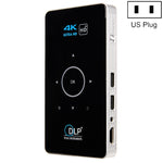 C6 2GB+32GB Android 智能 DLP 高清投影機 迷你無線投影機，美國插頭（黑色），歐洲插頭（黑色），英國插頭（黑色），澳洲插頭（黑色），美國插頭（白色），英國插頭（白色），澳洲插頭（白色）