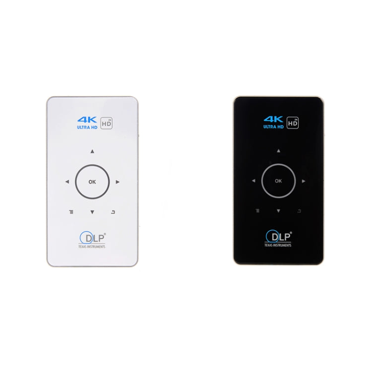 C6 2GB+32GB Android 智能 DLP 高清投影機 迷你無線投影機，美國插頭（黑色），歐洲插頭（黑色），英國插頭（黑色），澳洲插頭（黑色），美國插頭（白色），英國插頭（白色），澳洲插頭（白色）