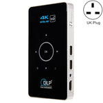 C6 2GB+32GB Android 智能 DLP 高清投影機 迷你無線投影機，美國插頭（黑色），歐洲插頭（黑色），英國插頭（黑色），澳洲插頭（黑色），美國插頭（白色），英國插頭（白色），澳洲插頭（白色）