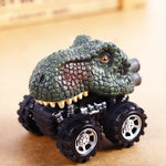 3 PCS  Children's Gift Dinosaur Toy Car Model Pull Back Mini Toy Car