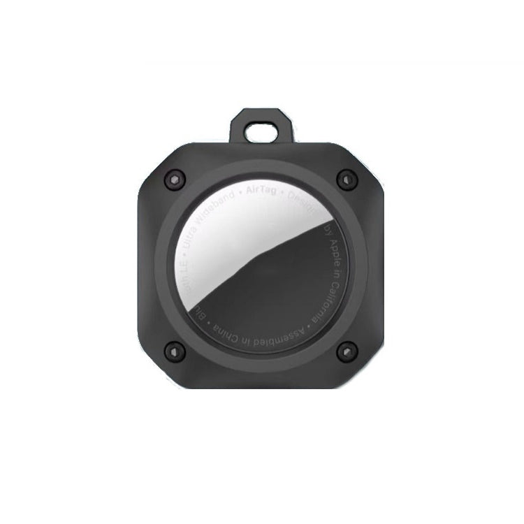 2件組適用於 AirTag 第二代 / AirTag 第一代定位追蹤防摔防丟印花保護套，黃色、白色、棕色、綠色、藍色、黑色