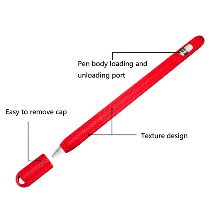 5片裝觸控筆矽膠保護套，適用於Apple Pencil 1，Apple Pencil 2