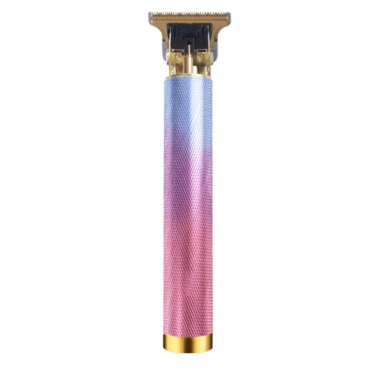 中空T型鋼頭理髮器USB充電雕刻電動理髮器，鋼頭（黑色）、鋼頭（金色）、鋼頭（銀色）、鋼頭（漸變色）