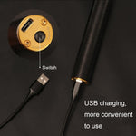 中空T型鋼頭理髮器USB充電雕刻電動理髮器，鋼頭（黑色）、鋼頭（金色）、鋼頭（銀色）、鋼頭（漸變色）