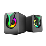FT-25-1 RGB 彩色燈光桌面電腦喇叭