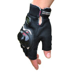 PRO-BIKER PRO01C 戶外騎行手套摩托車防摔安全保護半指手套，M, L, XL, XXL
