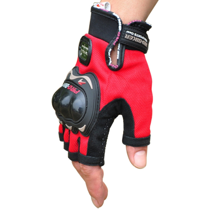PRO-BIKER PRO01C 戶外騎行手套摩托車防摔安全保護半指手套，M, L, XL, XXL