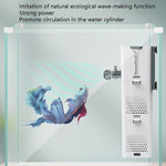 SunsunXiaoli魚缸水泵小型3合1水族循環過濾循環泵，CN插頭，6W 500F，15W 1000F