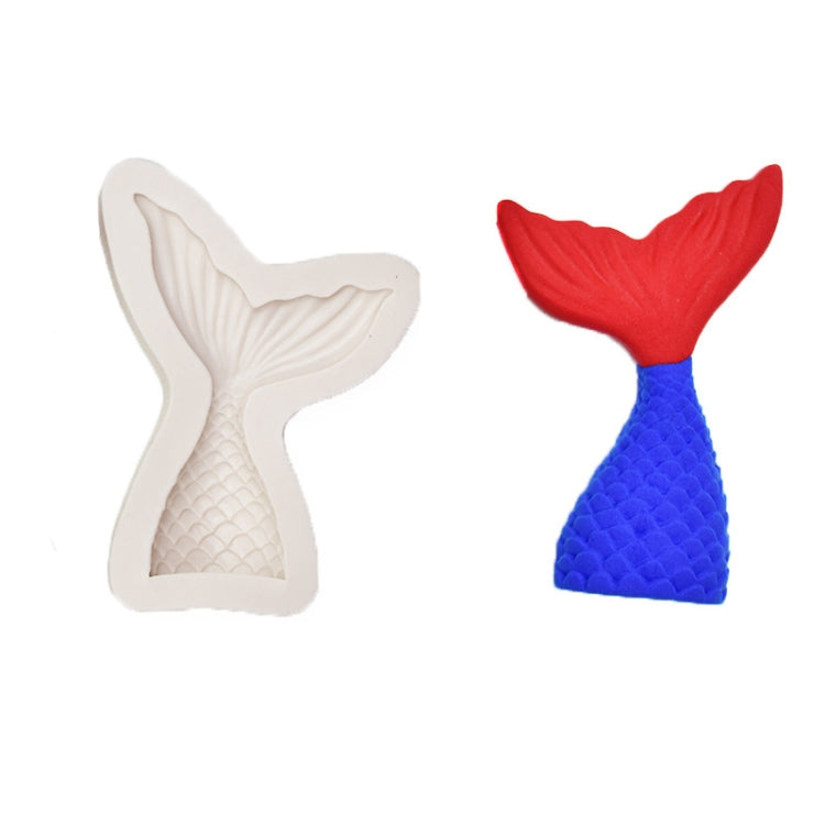 迷你美人魚尾液態矽膠模具 翻糖烘焙模具，小號（粉紅）15-95，大號（粉紅）15-94，小號（灰色）15-95，大號（灰色）15-94