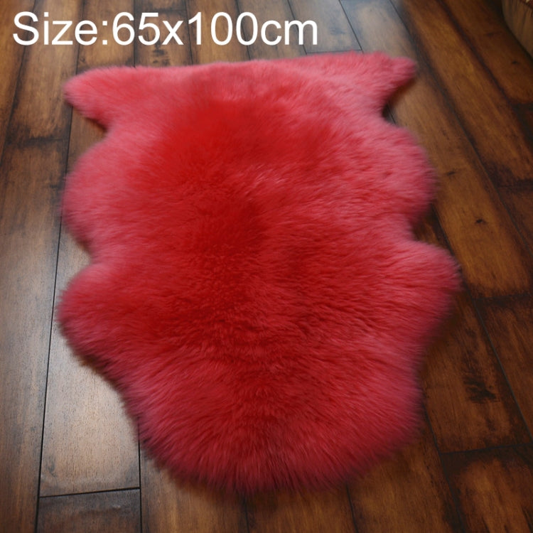 純正羊毛沙發靠墊毛皮整張羊皮地毯 窗飾墊，60x90cm，65x100cm，65x110cm，80x120cm