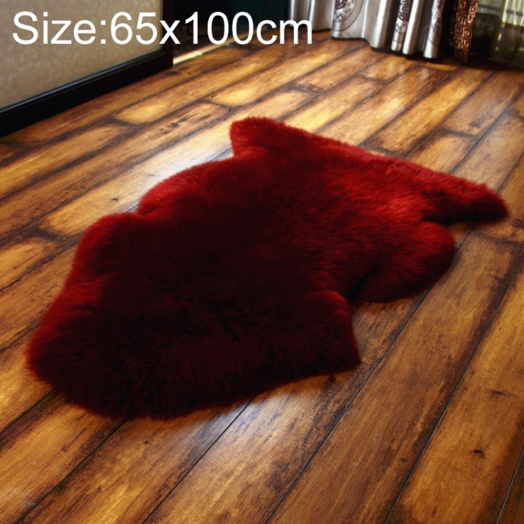 純正羊毛沙發靠墊毛皮整張羊皮地毯 窗飾墊，60x90cm，65x100cm，65x110cm，80x120cm