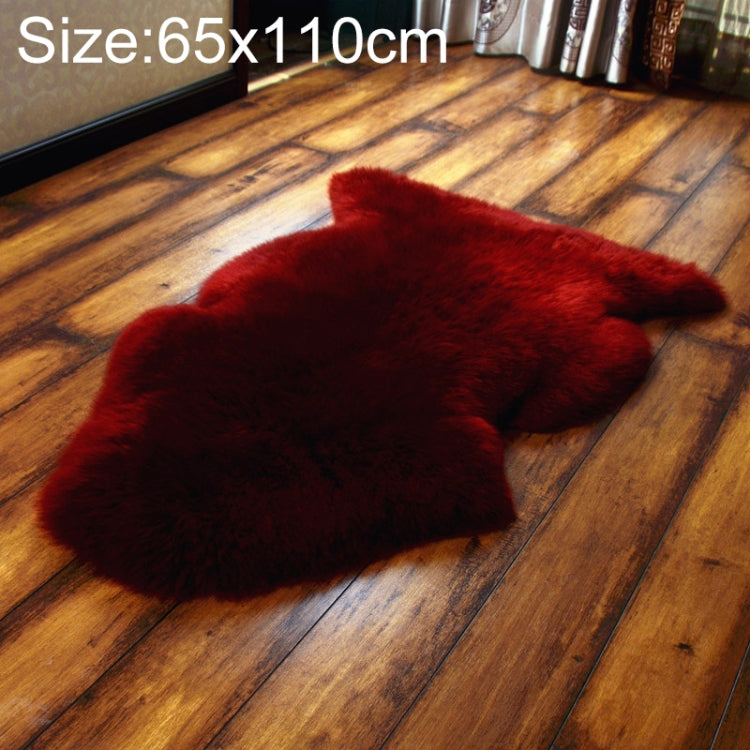純正羊毛沙發靠墊毛皮整張羊皮地毯 窗飾墊，60x90cm，65x100cm，65x110cm，80x120cm