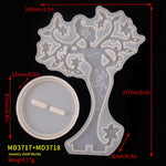 珠寶收納架模具 DIY 飾品環氧樹脂模具, MD3717+MD3718