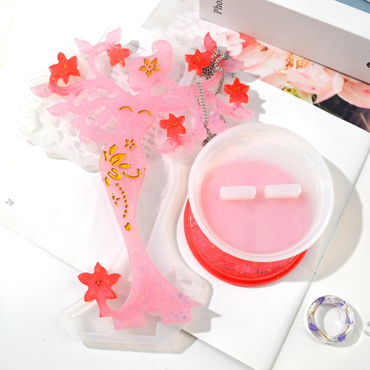 珠寶收納架模具 DIY 飾品環氧樹脂模具, MD3717+MD3718