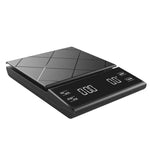 家用廚房秤 手工咖啡電子秤 帶計時器，3kg / 0.3g