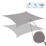 戶外花園防水防紫外線遮陽帆，尺寸：4m x 5m，4m x 5m