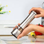JE0318 不鏽鋼手動多功能胡椒研磨器 廚房烹飪工具，JE0318