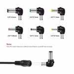 C5 3-12V 12W 可調電壓穩壓開關電源供應器 電源適配器 多功能充電器 含 DC 接頭，美規插頭，英規插頭，歐規插頭