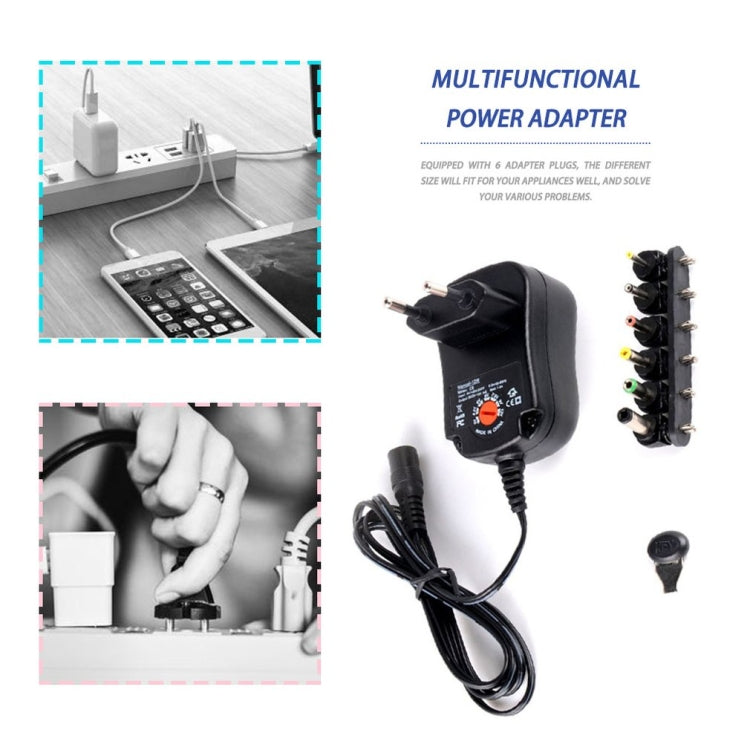 C5 3-12V 12W 可調電壓穩壓開關電源供應器 電源適配器 多功能充電器 含 DC 接頭，美規插頭，英規插頭，歐規插頭