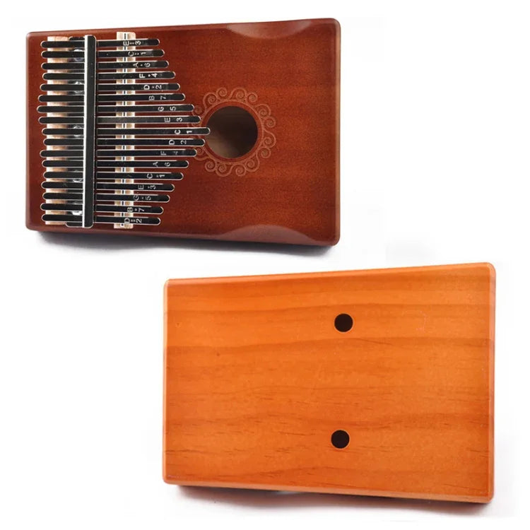 17 音調拇指鋼琴 Kalimba 初學者入門指鋼琴，棕色，棕色套裝，黃色，黃色套裝，木質，木質套裝，黑色，黑色套裝