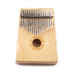 17 音調拇指鋼琴 Kalimba 初學者入門指鋼琴，棕色，棕色套裝，黃色，黃色套裝，木質，木質套裝，黑色，黑色套裝