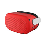 VR Glasses Silicone Waterproof Dust-Proof And Fall-Proof Protective Shell For Meta Quest, Black, White, Red, Luminous Green