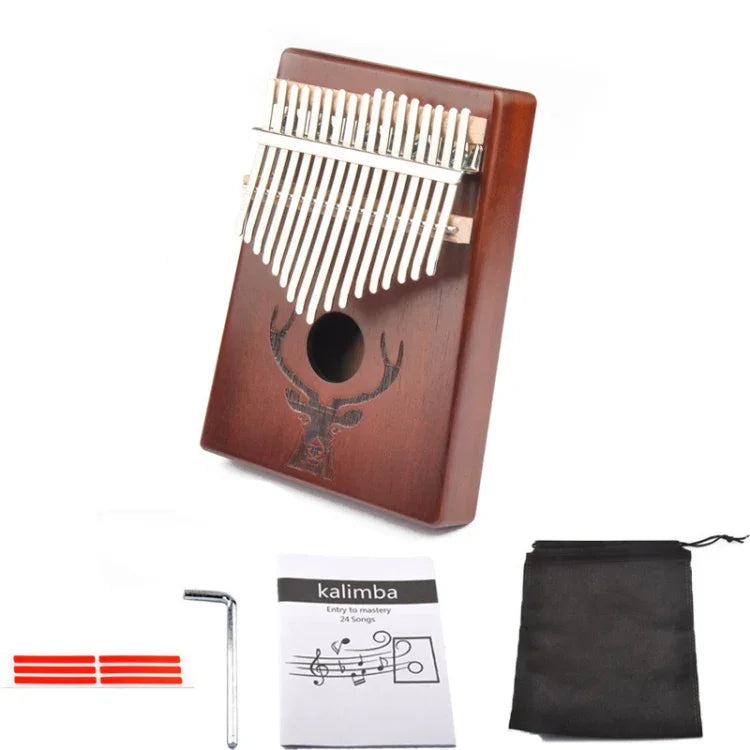 17 音調初學者指鋼琴鹿頭 Kalimba 拇指鋼琴