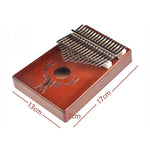 17 音調初學者指鋼琴鹿頭 Kalimba 拇指鋼琴