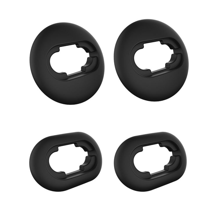 2套藍牙耳機矽膠耳塞套，適用於Samsung Galaxy Buds Live，黑色-2對，紅色-2對，棕色-2對，白色-2對