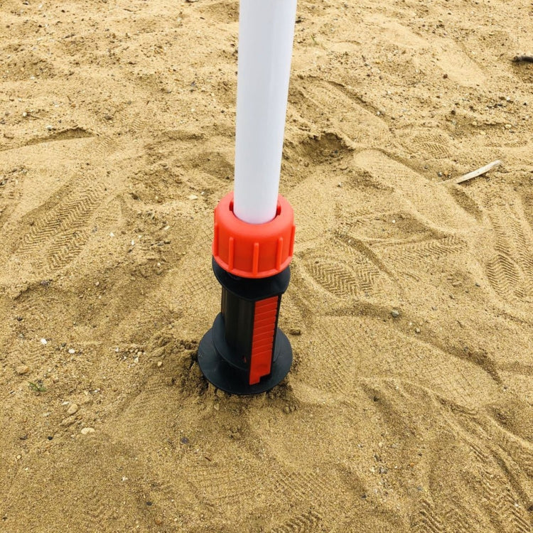 32mm 管徑戶外海灘遮陽傘配件大型塑膠便攜螺旋地插，32mm 遮陽傘配件