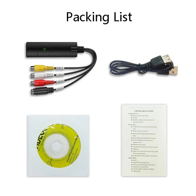 HW-1401 USB 視訊擷取卡 USB 擷取卡，ms2100 晶片