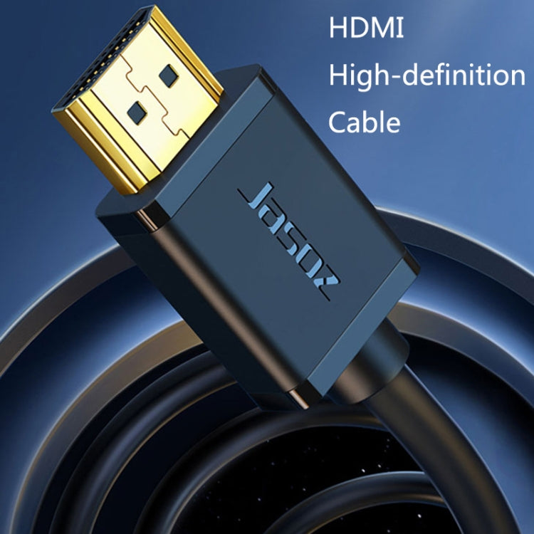 Jasoz 4K HDMI 高清投影機線 電腦視訊線 無氧銅芯，線長：0.5m、1m、1.5m、2m、3m、5m、8m、10m、12m、15m、20m