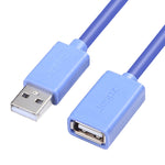 Jasoz USB 公對母無氧銅芯延長數據線，顏色：黑色 0.5m、黑色 1m、黑色 1.5m、黑色 2m、黑色 3m、黑色 5m、深藍色 0.5m、深藍色 1m、深藍色 1.5m、深藍色 2m、深藍色 3m、深藍色 5m、黑色 8m