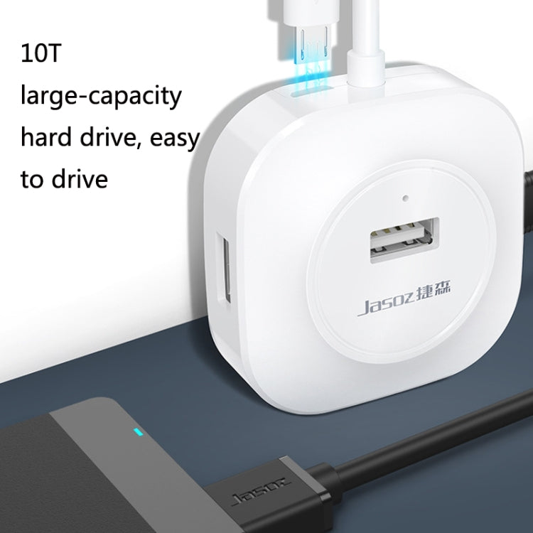 Jasoz 高速 USB2.0 4埠 HUB 1轉4 擴充 HUB，黑色 0.3m、黑色 0.5m、黑色 1.2m、白色 0.3m、白色 0.5m、白色 1.2m