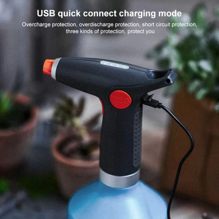USB 電動消毒噴霧器家用澆水壺瓶自動酒精噴霧器