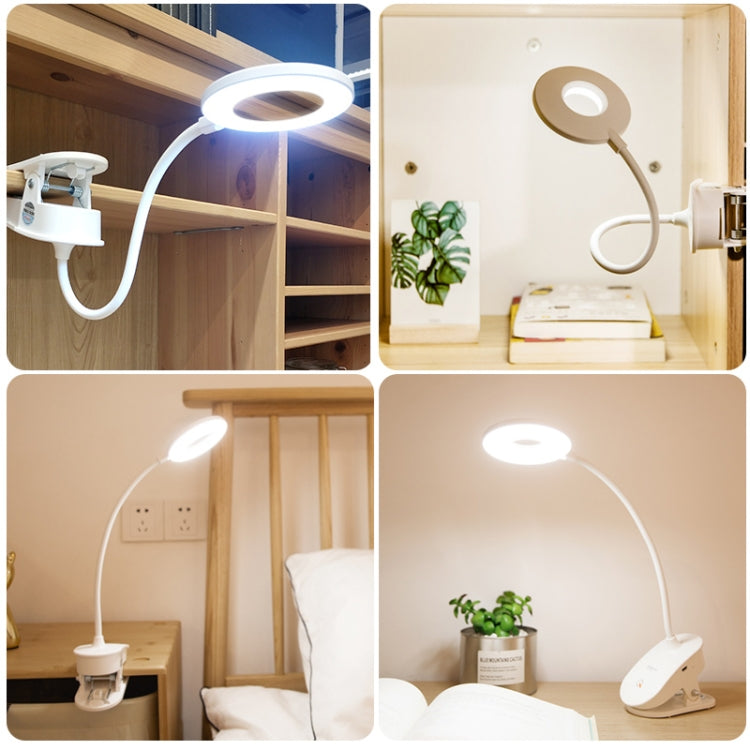 YAGE YG-8102 2W 18 顆 LED 觸控開關三檔調光夾式桌燈 護眼 LED 燈