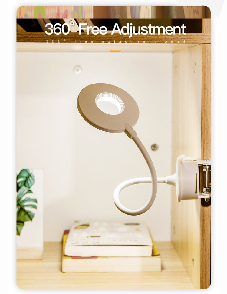 YAGE YG-8102 2W 18 顆 LED 觸控開關三檔調光夾式桌燈 護眼 LED 燈