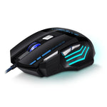 GAMING BLOODBAT GM02 7鍵USB有線光電遊戲滑鼠 數位呼吸燈滑鼠