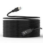 D.Y.TECH USB 3.0 公對母延長線 雙層屏蔽晶片數據線，長度：10m、15m