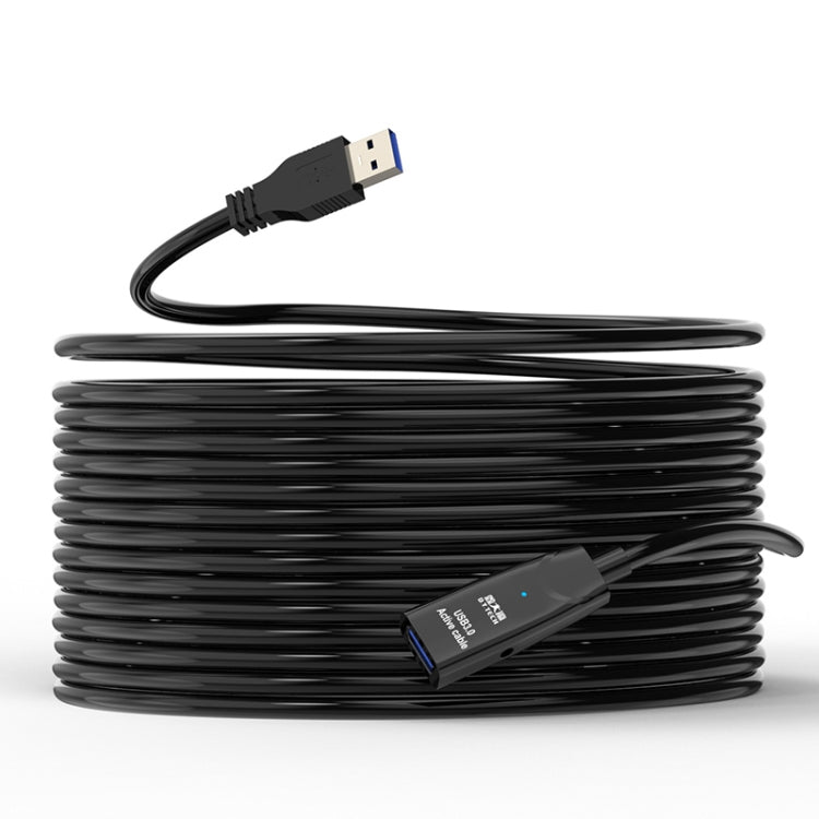 D.Y.TECH USB 3.0 公對母延長線 雙層屏蔽晶片數據線，長度：10m、15m