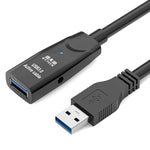 D.Y.TECH USB 3.0 公對母延長線 雙層屏蔽晶片數據線，長度：10m、15m