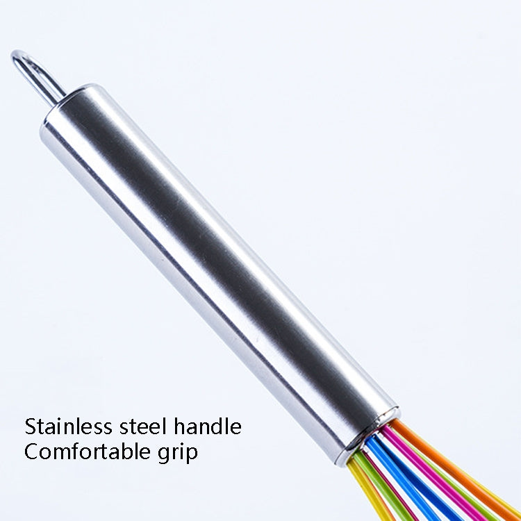 10件矽膠打蛋器 家用蛋液攪拌器 廚房小工具 奶油烘焙工具，12英寸彩色，10英寸彩色，8英寸彩色，12英寸黑色，10英寸黑色，8英寸黑色，12英寸藍色，10英寸藍色，8英寸藍色，12英寸紅色，10英寸紅色，8英寸紅色...