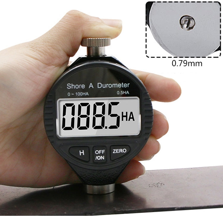 電子數字顯示硬度計 塑膠橡膠矽膠輪胎硬度計，0-100HA A，0-100HC C，0-100HD D