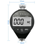 電子數字顯示硬度計 塑膠橡膠矽膠輪胎硬度計，0-100HA A，0-100HC C，0-100HD D