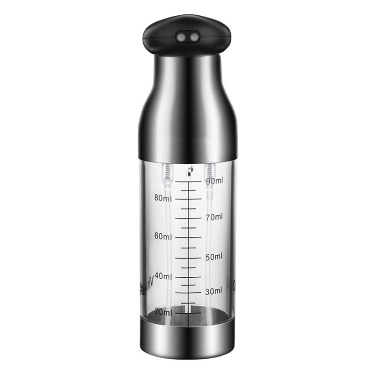 不鏽鋼推壓式油噴瓶 燒烤油醋噴霧瓶，推壓式油噴瓶