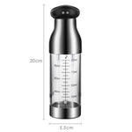 不鏽鋼推壓式油噴瓶 燒烤油醋噴霧瓶，推壓式油噴瓶