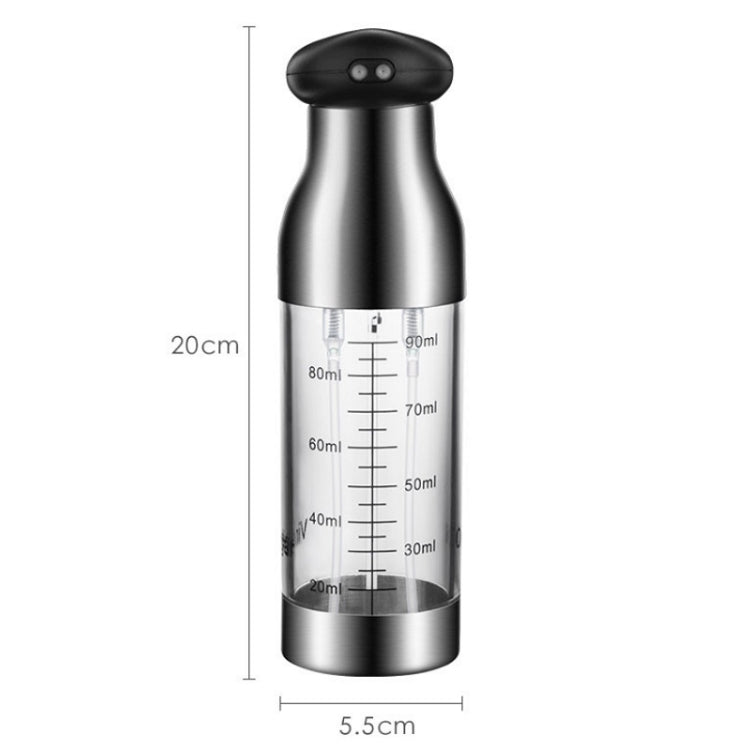 不鏽鋼推壓式油噴瓶 燒烤油醋噴霧瓶，推壓式油噴瓶