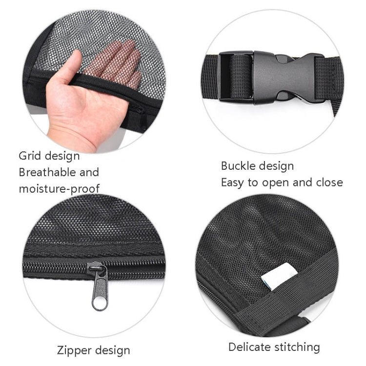 Car Storage Network Pocket Car Roof Seating Room Mesh Folding Hanging Bag, Style:, Single Layer