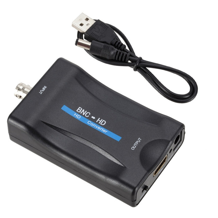 ZHQ015 BNC 轉高清音視頻轉換器 HD 1080P 監控同軸轉換顯示器，BNC 轉 HDMI